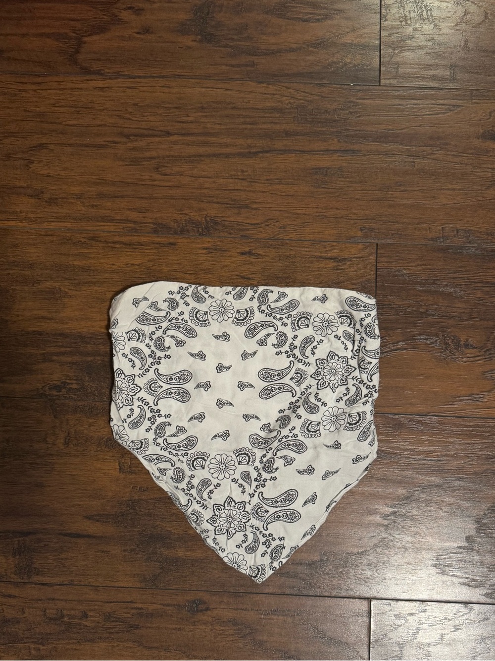 Hollister White Bandana Top